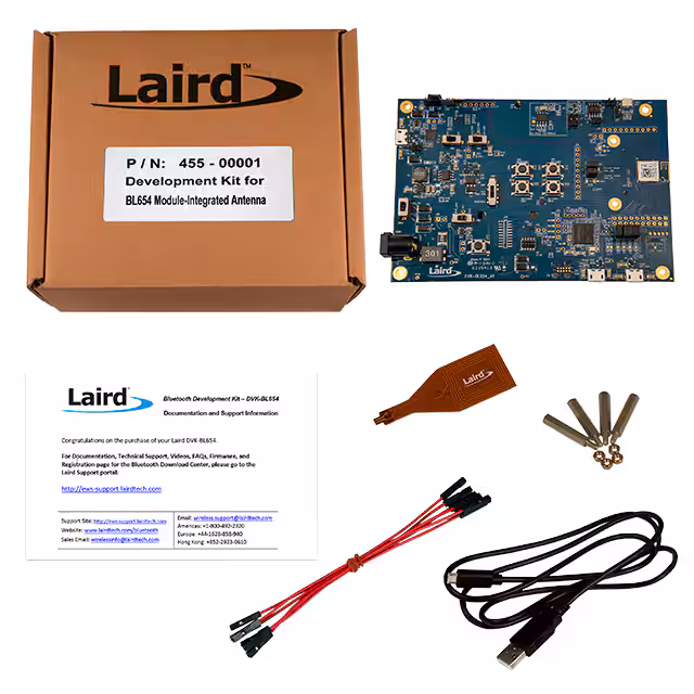 455-00001 Laird Connectivity Inc.  Cartes de kits d'évaluation et de développement RF